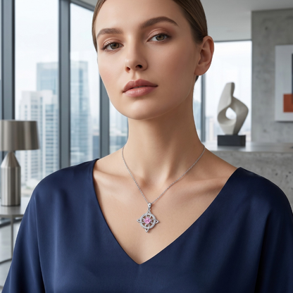 Mystical Birthstone Witches Knot Necklace – Natural Crystal🔮Protect Your Loved Ones💞