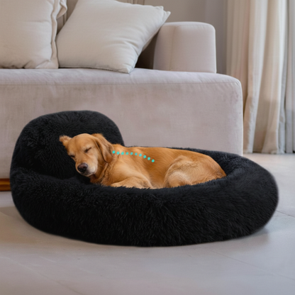 Myfablepets CalmNest Donut Dog Bed
