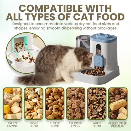 Automatic Pet Feeder & Waterer Combo – Feed & Hydrate Your Pet with Ease