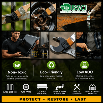 🥇Water-Based Metallic Paint Rust Converter🍃