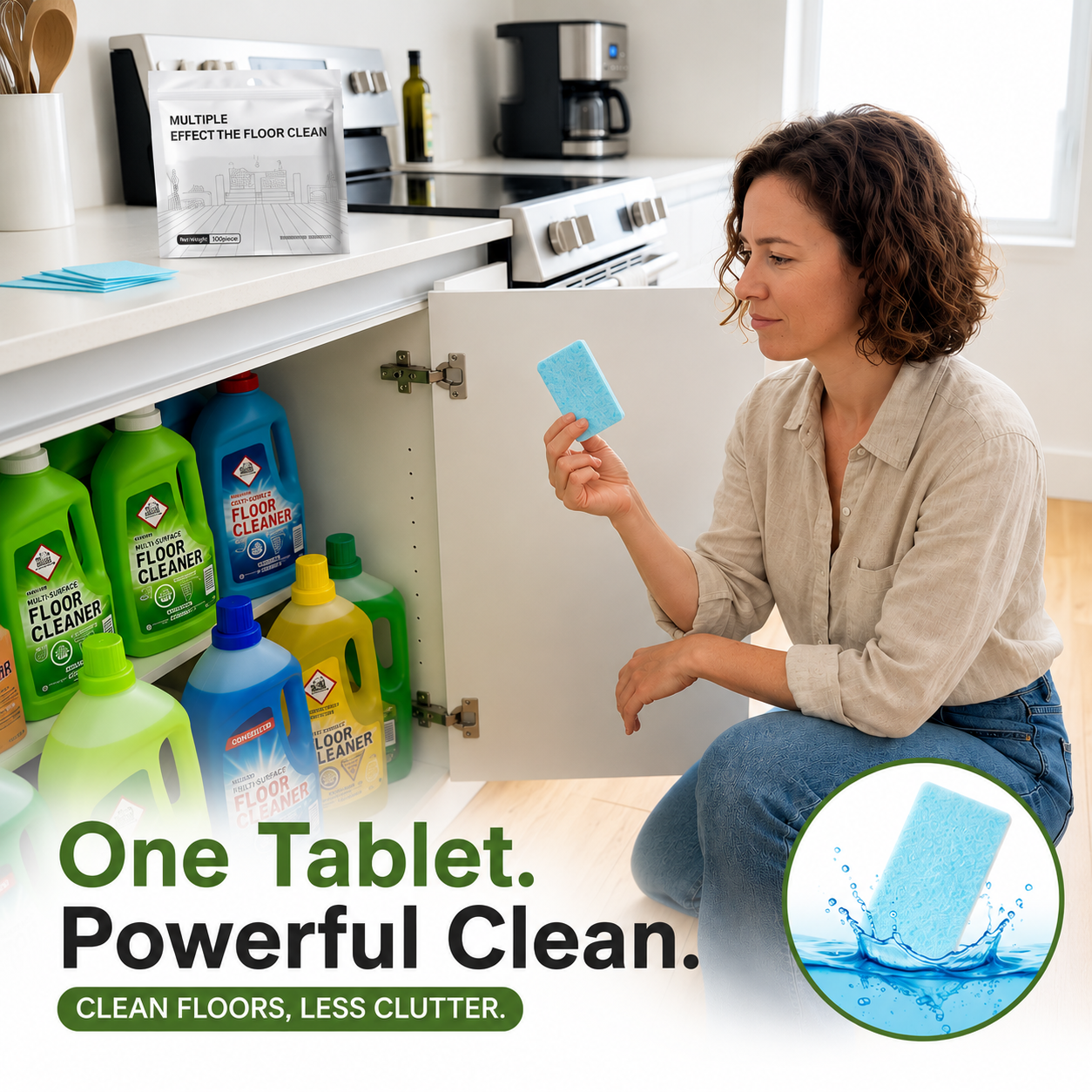 🧼 Multi-Effect Floor Cleaning Tablets✨