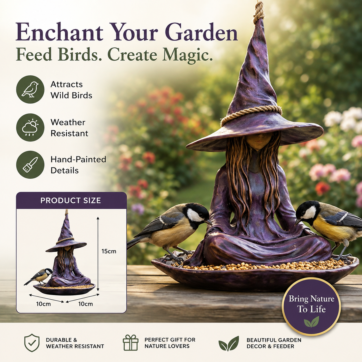 🔥Last Day 50% OFF🔥The Quiet Offering A Tree-Integrated Bird Feeding Sculpture
