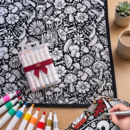 🎨✨DIY Coloring Blanket With Markers