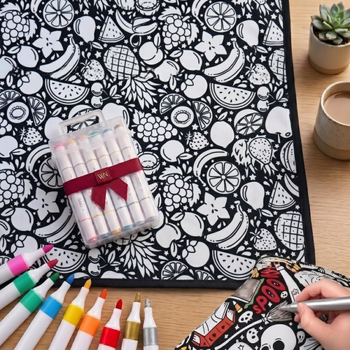 🎨✨DIY Coloring Blanket With Markers