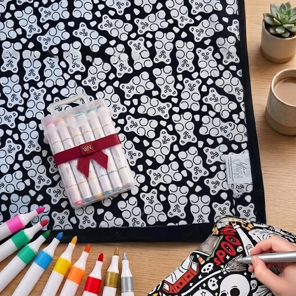 🎨✨DIY Coloring Blanket With Markers