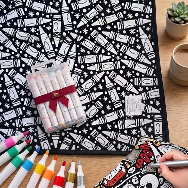 🎨✨DIY Coloring Blanket With Markers