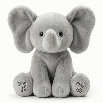 🐘Tootie – Animated Singing Elephant Plush with Flapping Ears🎶