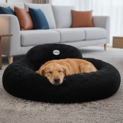 Myfablepets CalmNest Donut Dog Bed