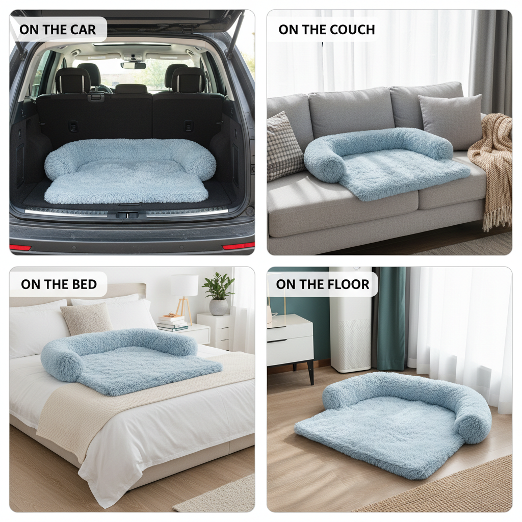 Myfablepets NestRest Calming Pet Bed