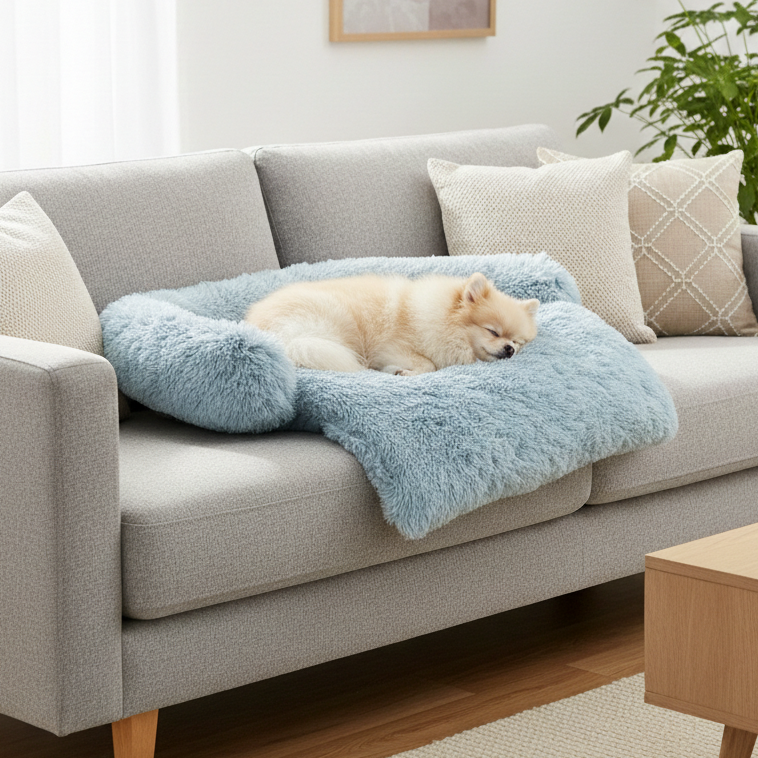 Myfablepets NestRest Calming Pet Bed