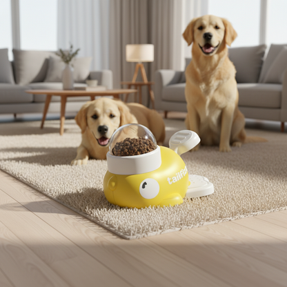 Myfablepets Quacky Interactive Dog Feeder Toy