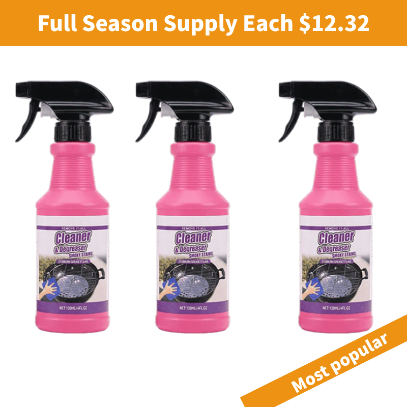 🔥HOT SALE 49% OFF🍖🧼Fast-Acting Heavy-Duty Grill Degreaser Spray✨